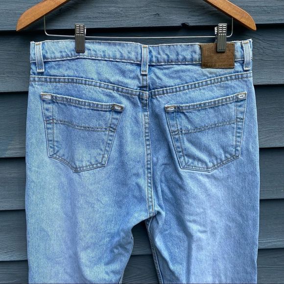 Vintage Polo Ralph Lauren high waisted light wash jeans 34 - Picture 4 of 9